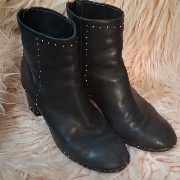rag & bone Shoes - RAG & BONE Black Studded Ankle Boots SIZE 38 (7 1/2-8)